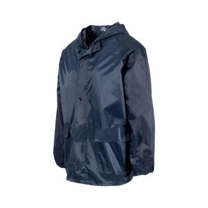 REBEL AquaSkin Rubberised Navy Rainsuit - Image 3