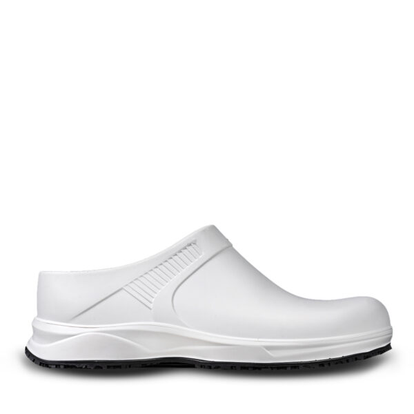 Cruiza Chef-Pro Slip-on Clog White and Black - REBEL Safety Gear - Retail