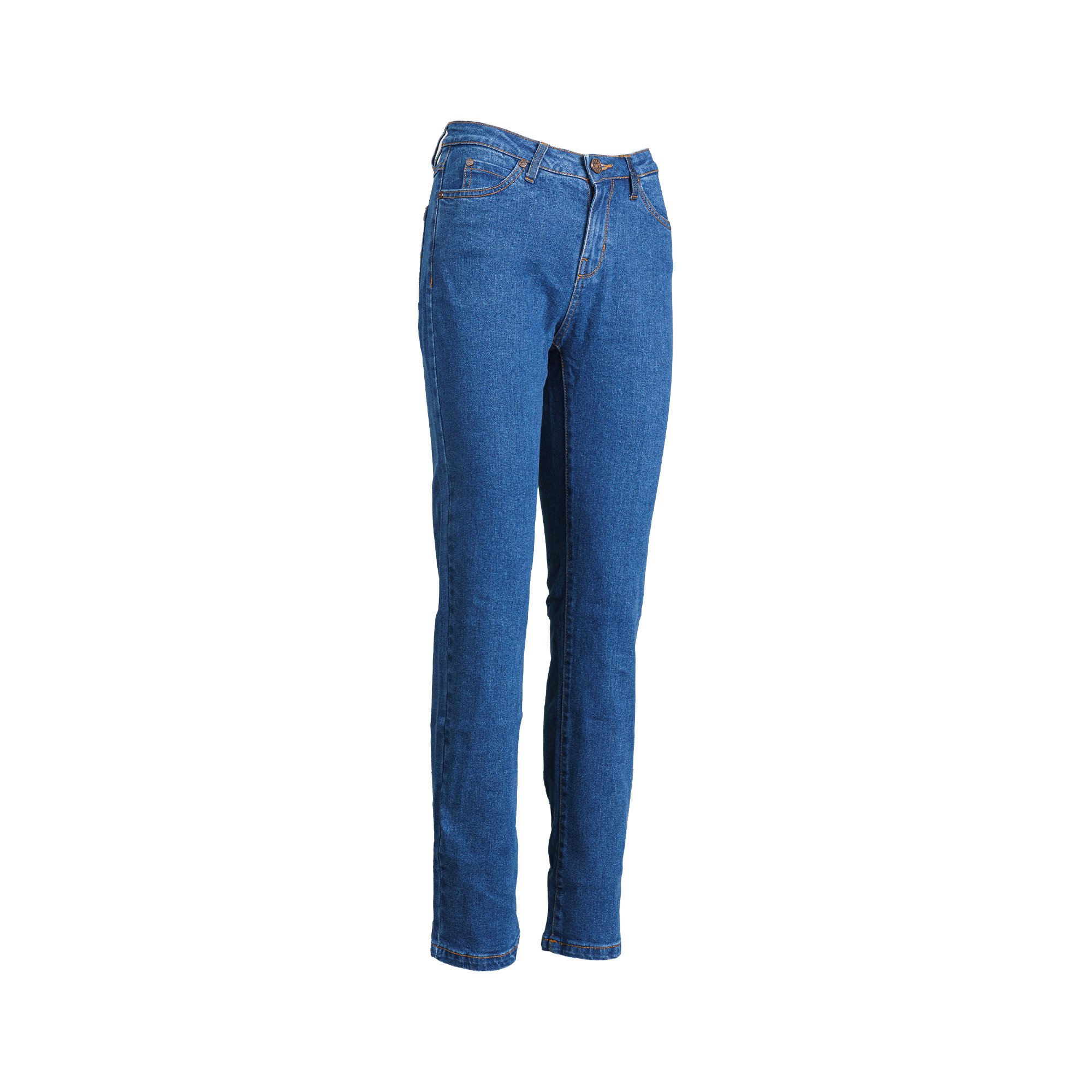 Work_Wear_Ladies_Jeans_Mid_Blue_Front_Angle
