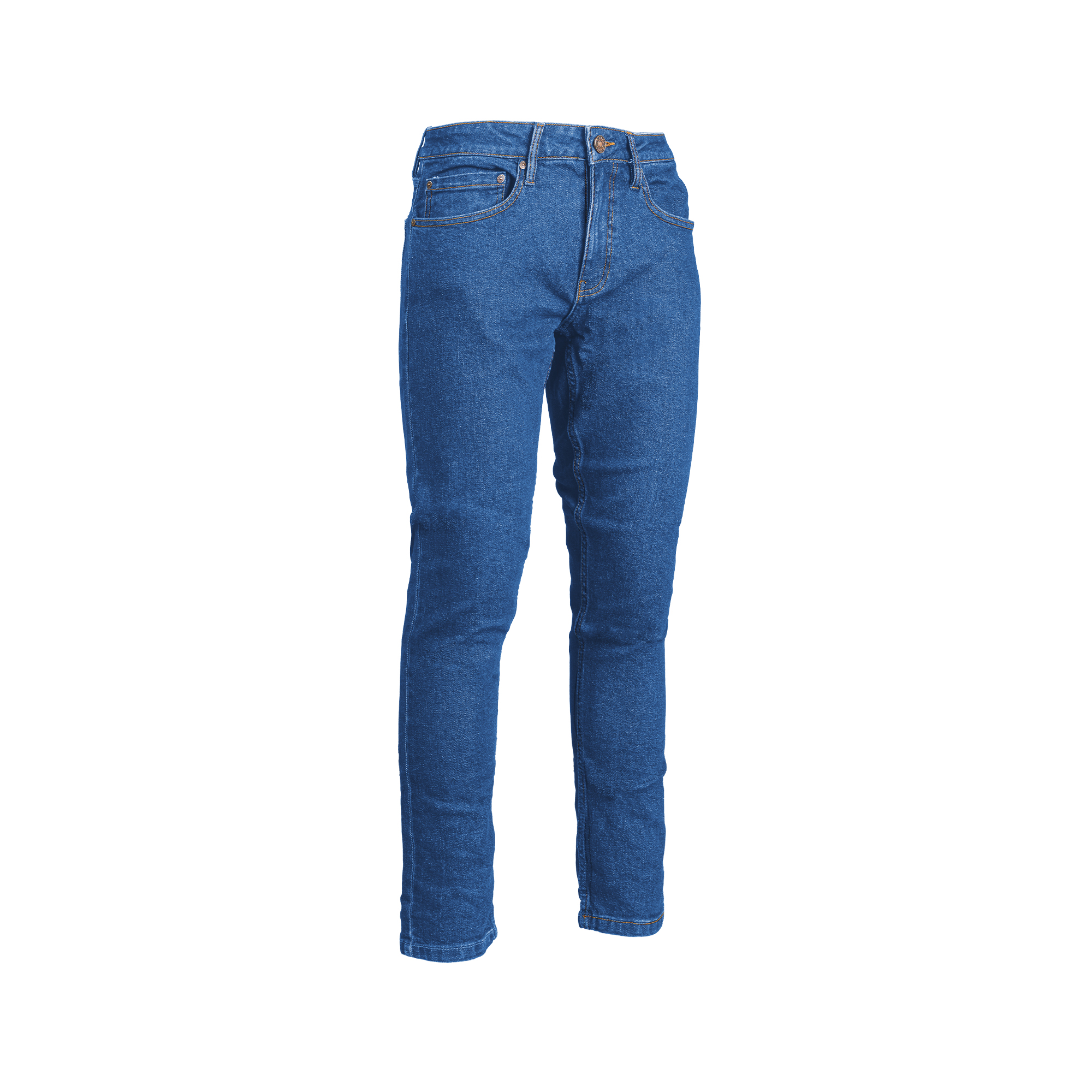 Work_Wear_Mens_Jeans_Mid_Blue_Front_Angle