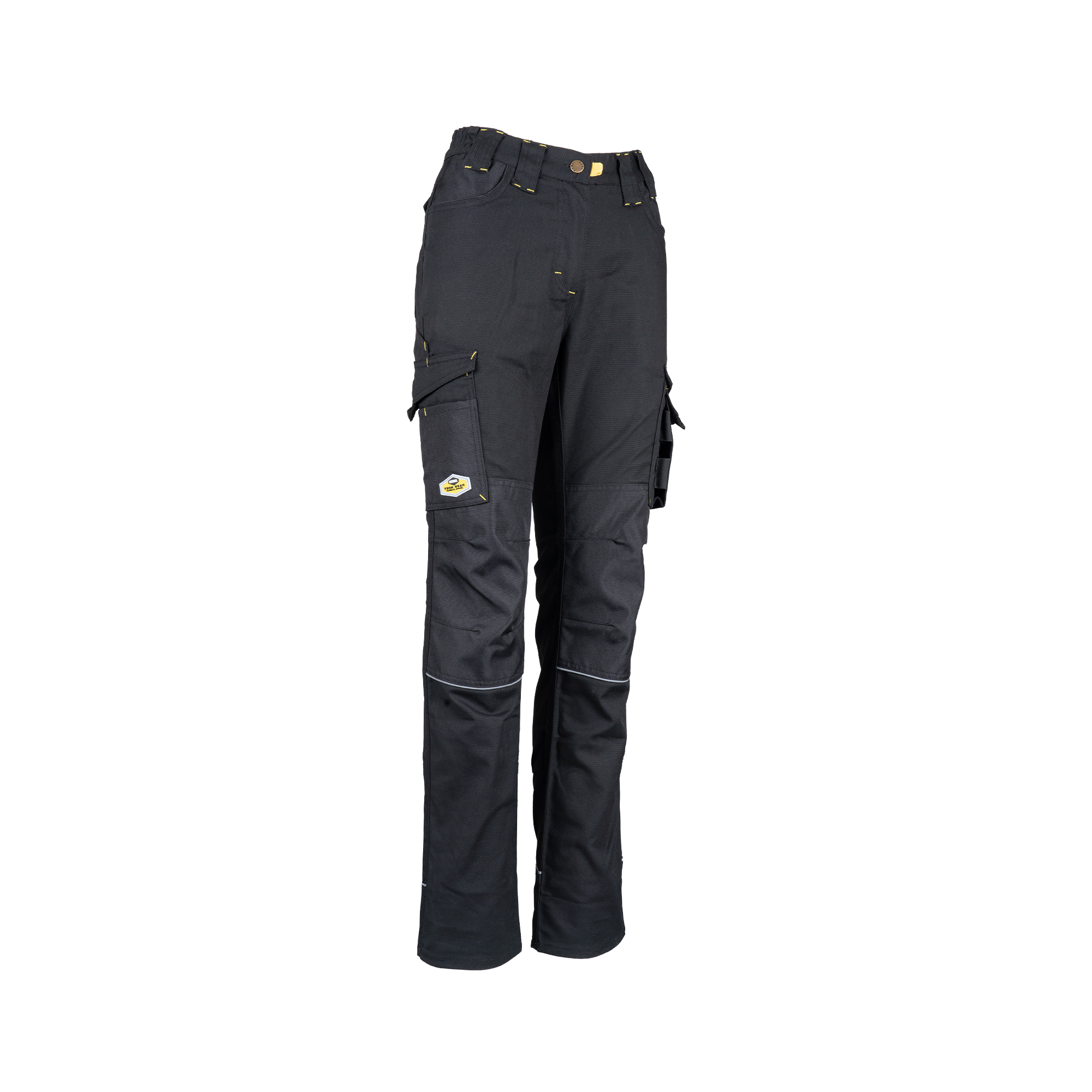 RSG_Techgear_Trousers_RavenBlack_Womens_Front_Right_Angle