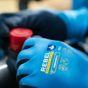 REBEL Aqua Wrist Length Gloves - Image 5