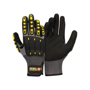 REBEL Impact Wrist Length Gloves - Image 3